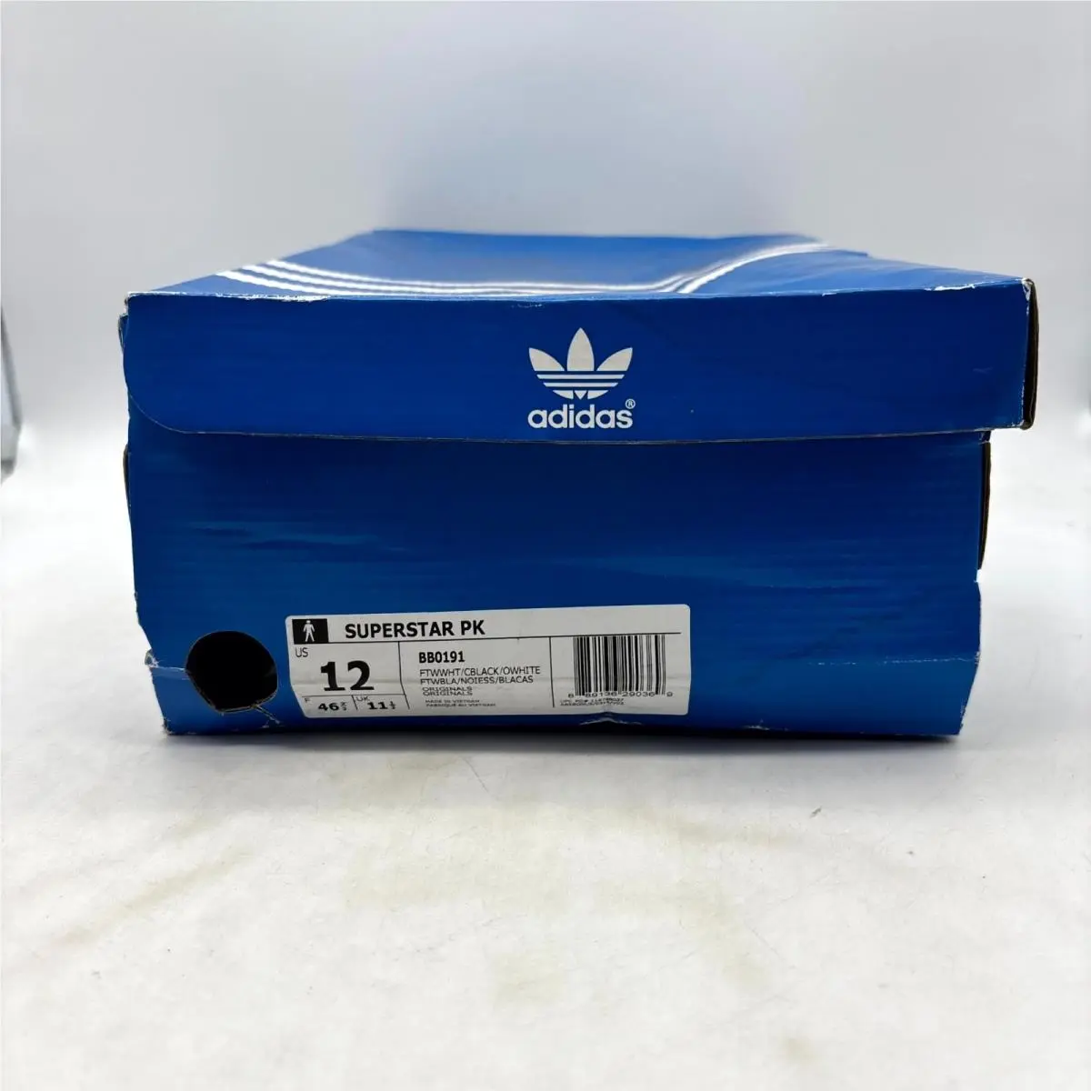 Adidas shoes - Adidas Superstar Pk - Superstar - BB0191 - Black White (UPC: 889136290369) 7