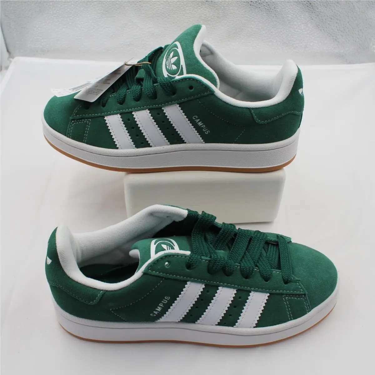Campus 00s J Dark Green White IH7492 Youth Size 6Y Kids Unisex by Adidas