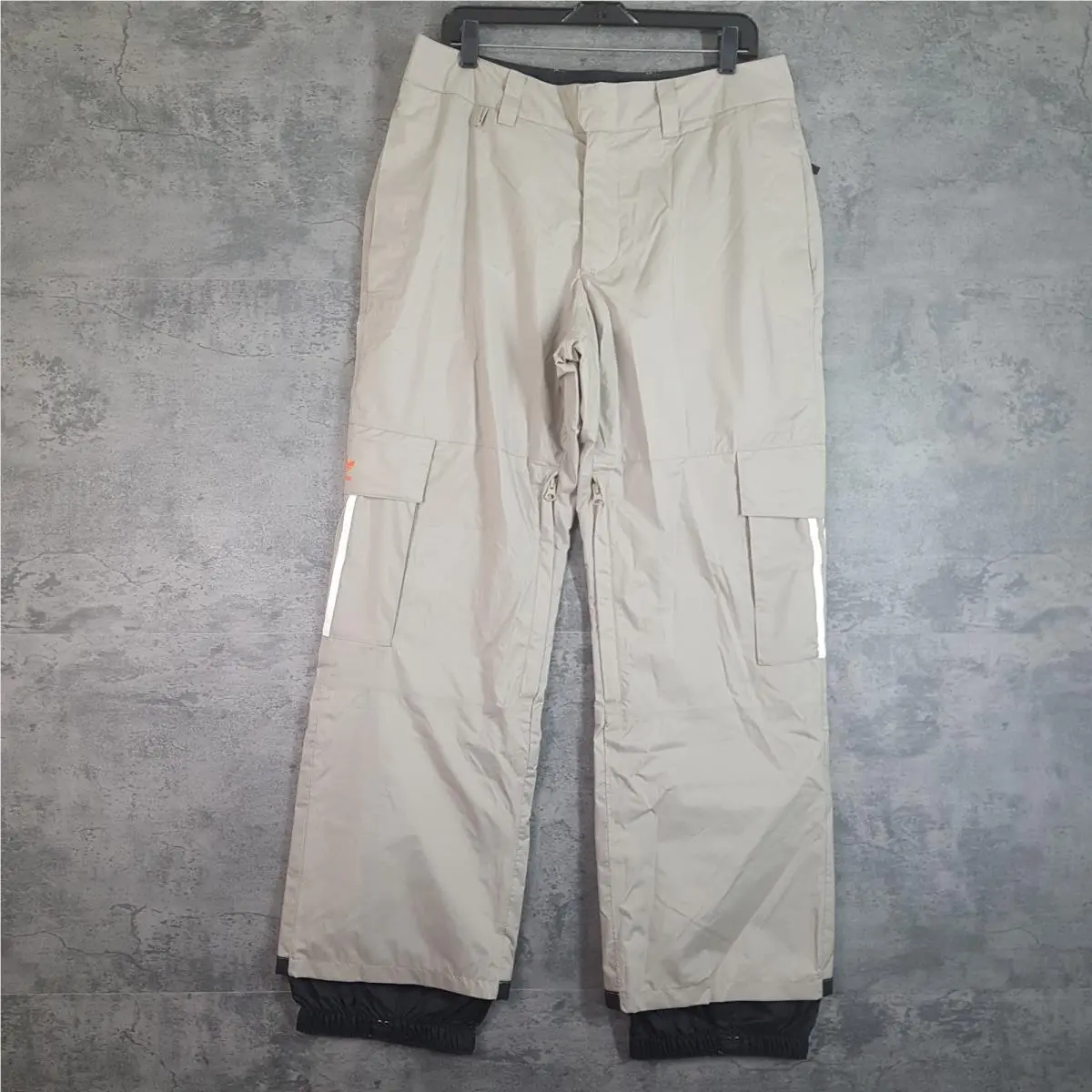 10K Cargo Waterproof Snowboarding Ski Pants Mens Medium Grey FJ7500 by Adidas
