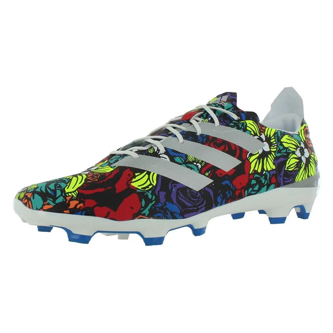 Adidas shoes - White/Silver Metallic/Bright Blue, Main: Multi-Colored (UPC: 195734193583) 0