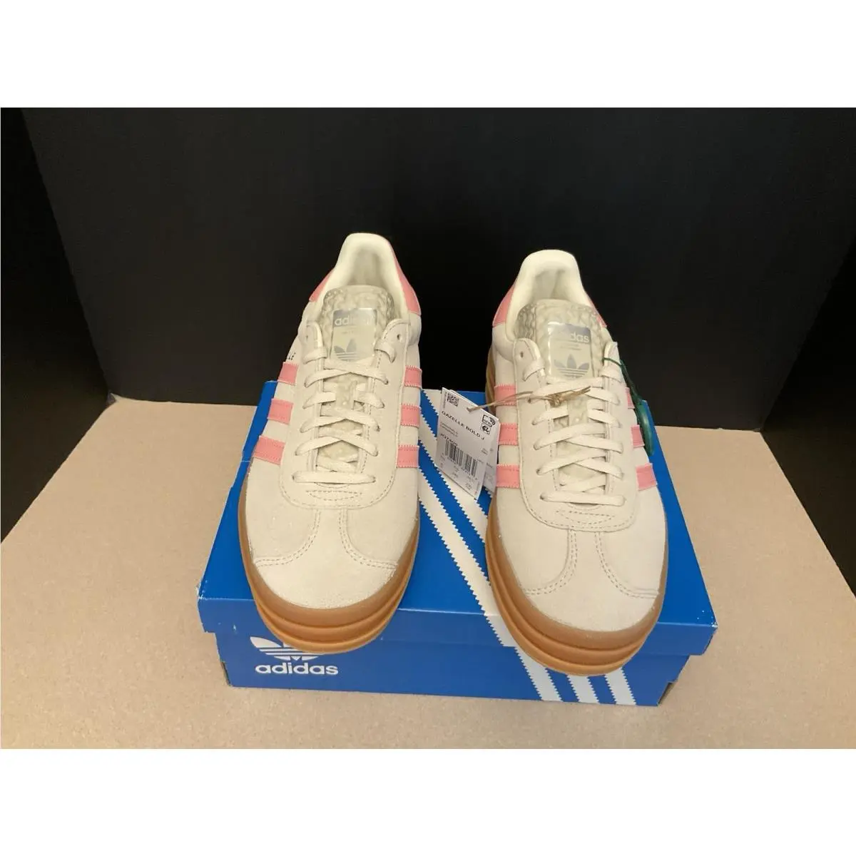 Adidas shoes - Adidas Gazelle Bold - Gazelle Bold - Beige/Pink 2