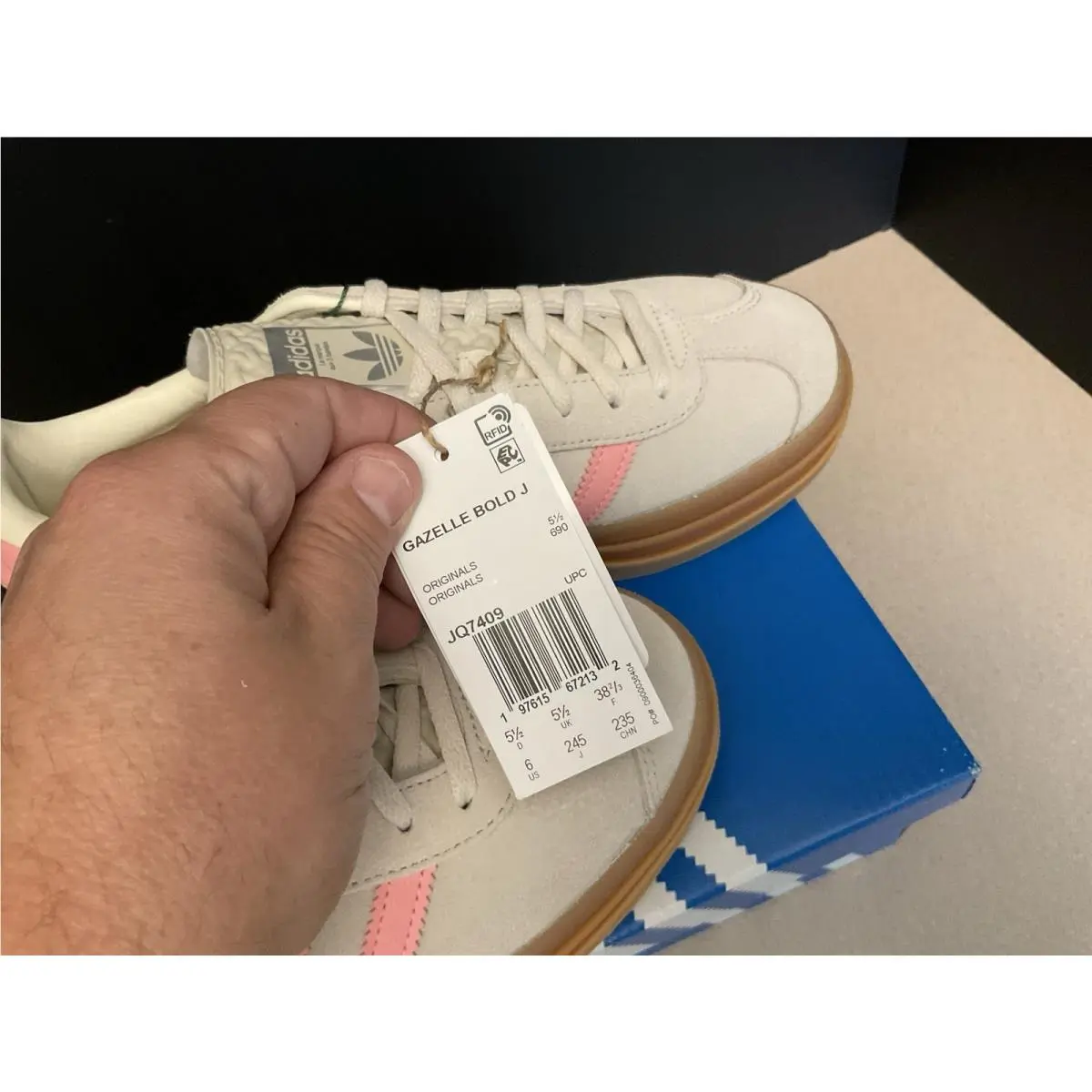 Adidas shoes - Adidas Gazelle Bold - Gazelle Bold - Beige/Pink 3