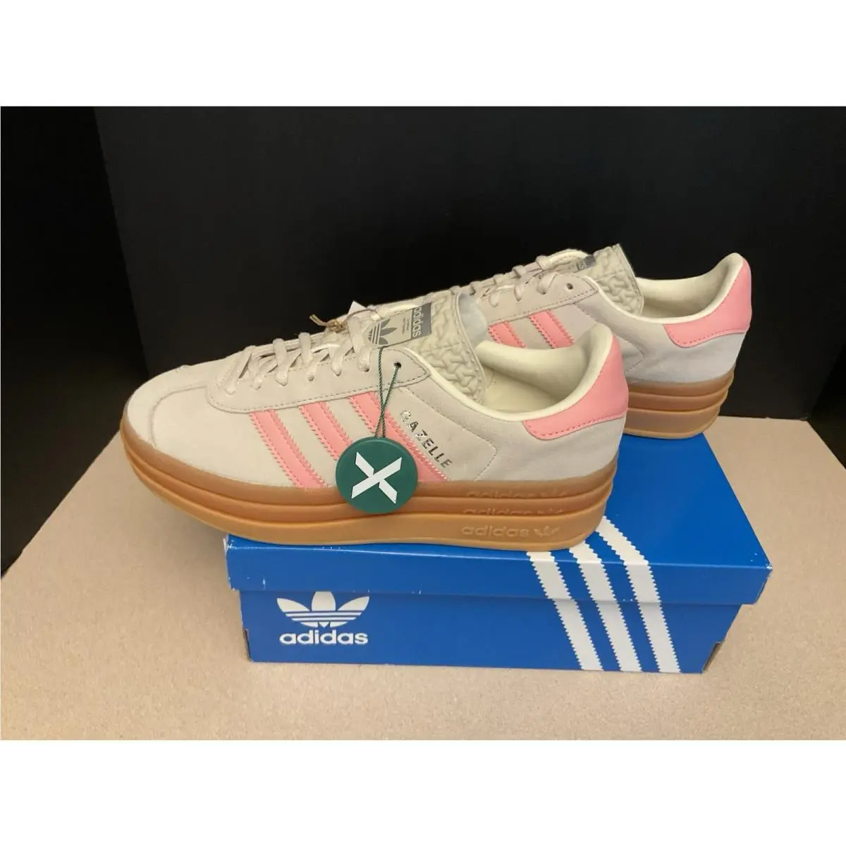 Adidas shoes - Adidas Gazelle Bold - Gazelle Bold - Beige/Pink 4