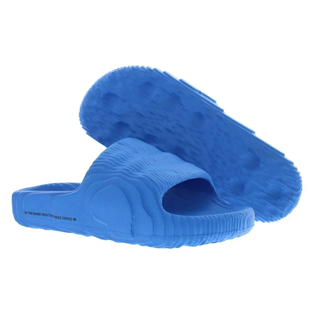 Adilette 22 Slide Mens Shoes Size 4 Color: Bright Blue/core Black/core by Adidas