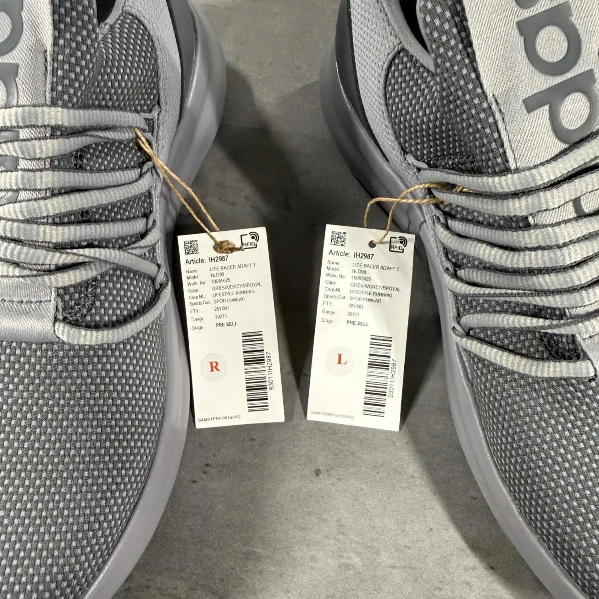 Adidas shoes - Lite Racer Adapt 7.0 - Lite Racer Adapt - Gray 5