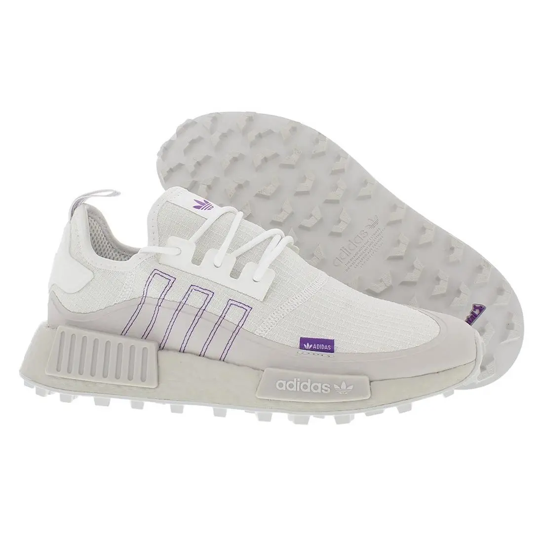 Adidas NMD_R1 TR Mens Shoes Size 7 Color: Cloud White/cloud White/grey One - Cloud White/Cloud White/Grey One, Main: White