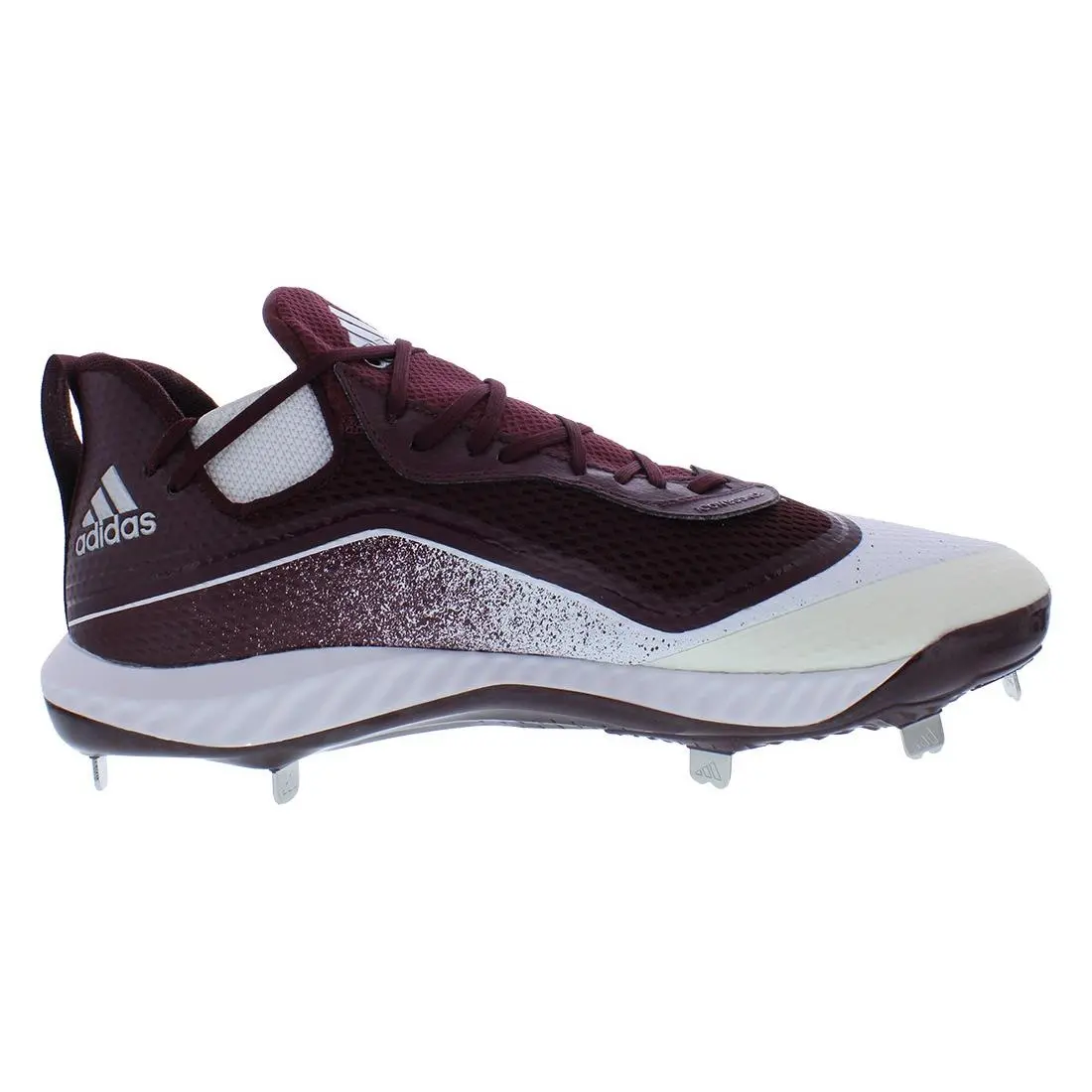 Adidas shoes - White/Maroon/Silver/Metallic, Main: Maroon (UPC: 192615150802) 1