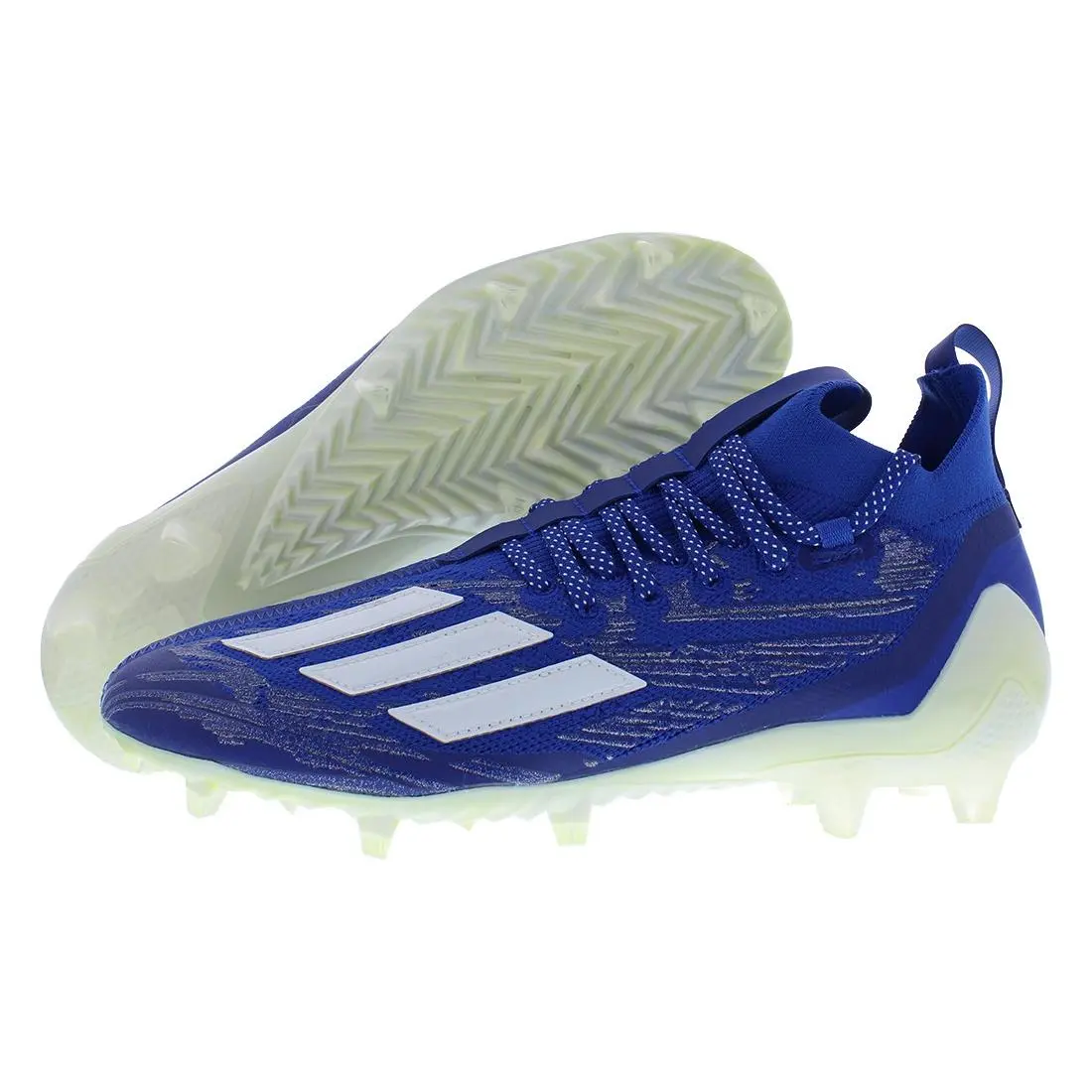 Adidas Adizero Primeknit Mens Shoes Size 9.5 Color: Royal Blue/footwear - Royal Blue/Footwear White/Footwear White, Main: Blue