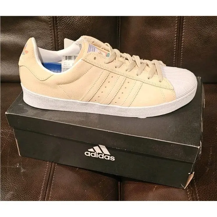 Superstar Vulc Adv Skateboarding - Casual Yellow - Size 11 US Mens by Adidas