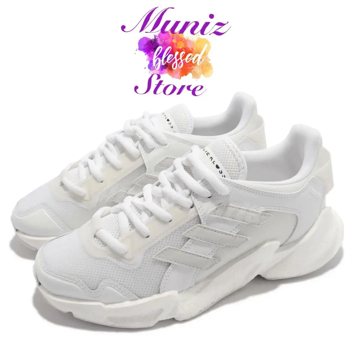 Adidas KK X9000 Karlie Kloss X White Iridescent Wmns sz 7.5 Collection Running