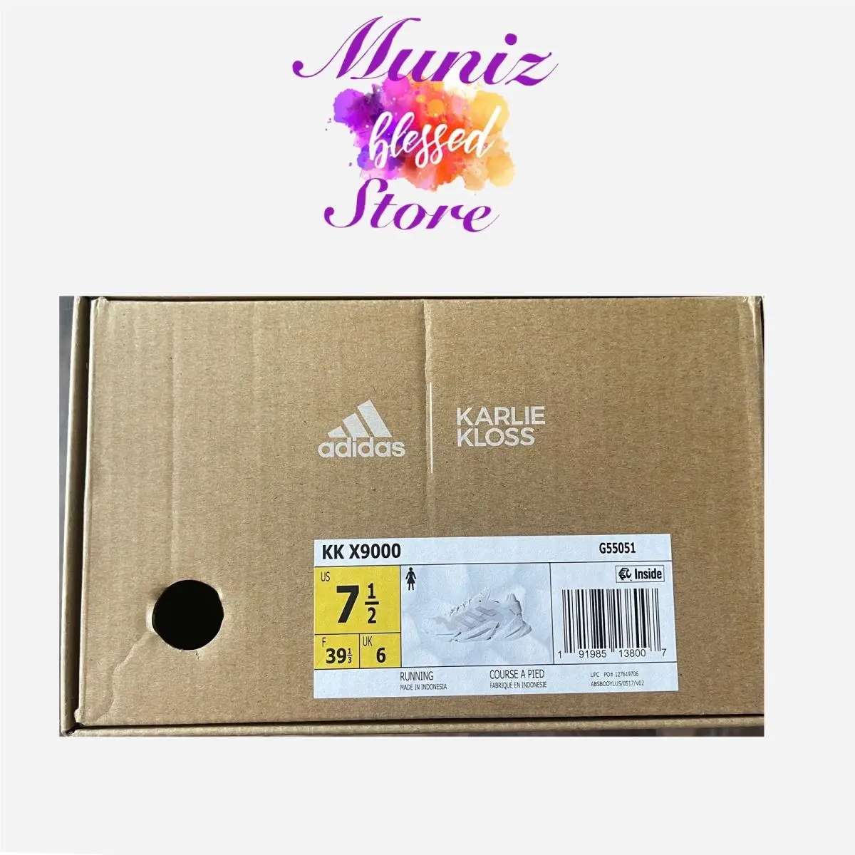Adidas shoes - Kk X9000 - G55051 - White (UPC: 0191985138007) 4