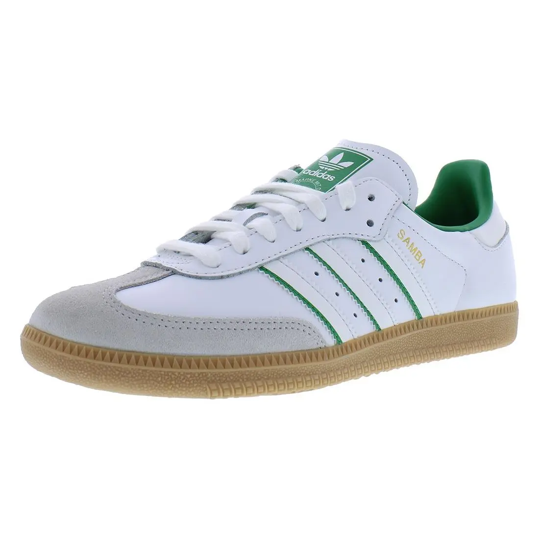 Adidas shoes - Cloud White/Crystal White/Green, Main: White (UPC: 197609558626) 0