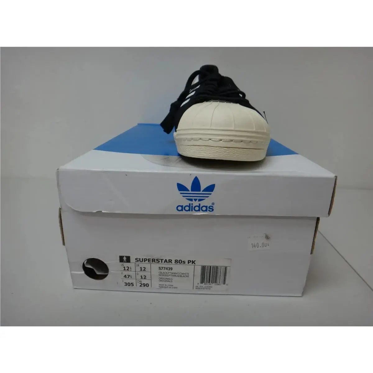 Adidas shoes - Superstar 80s PK - Superstar - S77439 - Black 0