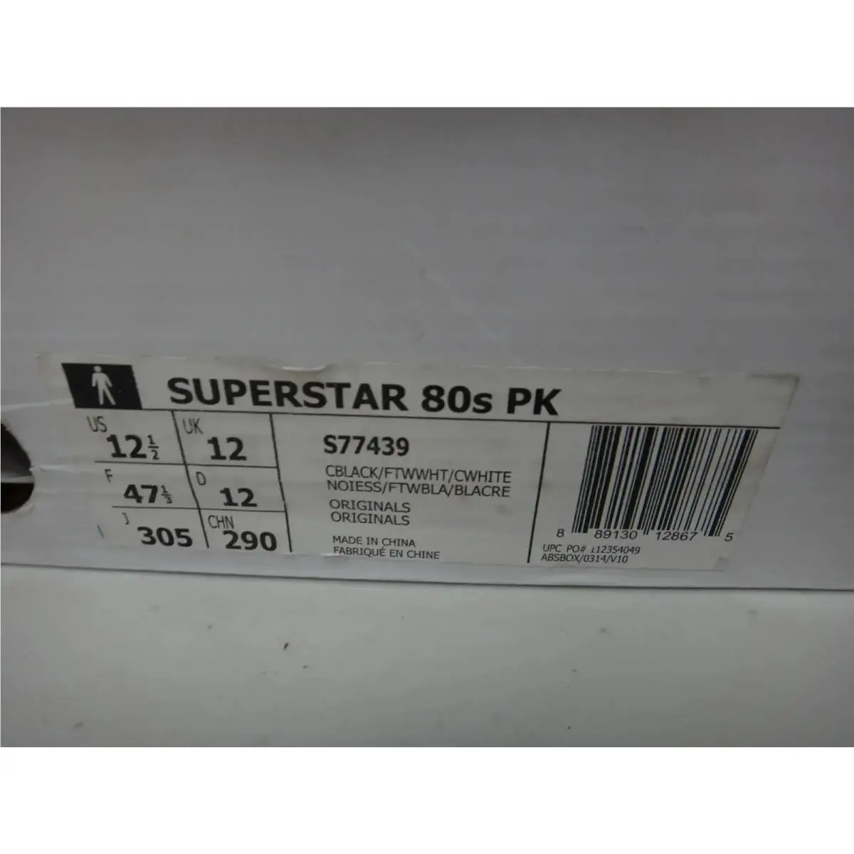 Adidas shoes - Superstar 80s PK - Superstar - S77439 - Black 1