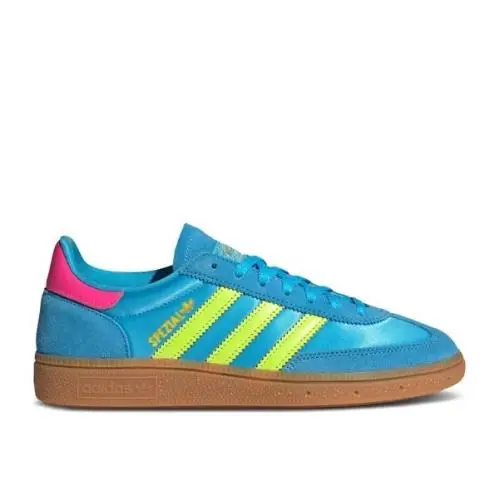 Womens  Handball Spezial W JH5658 Sky Rush/solar Yellow/lucid Pink-size 10 by Adidas