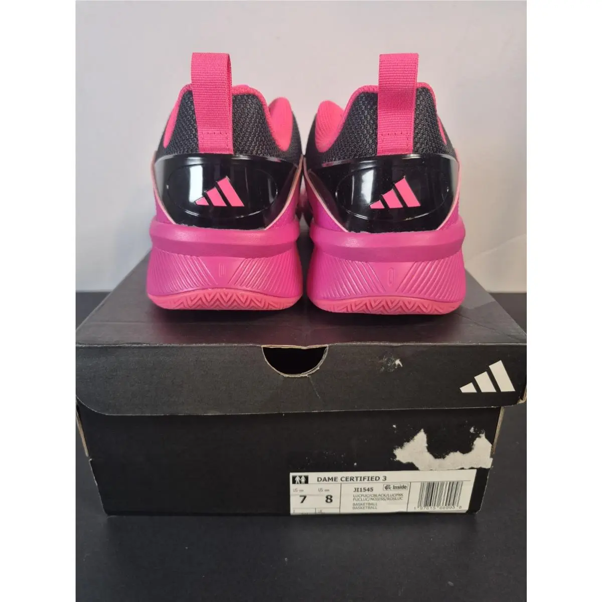 Adidas shoes - adidas Dame Certified 3 Basketball - JI1545 - Pink 2