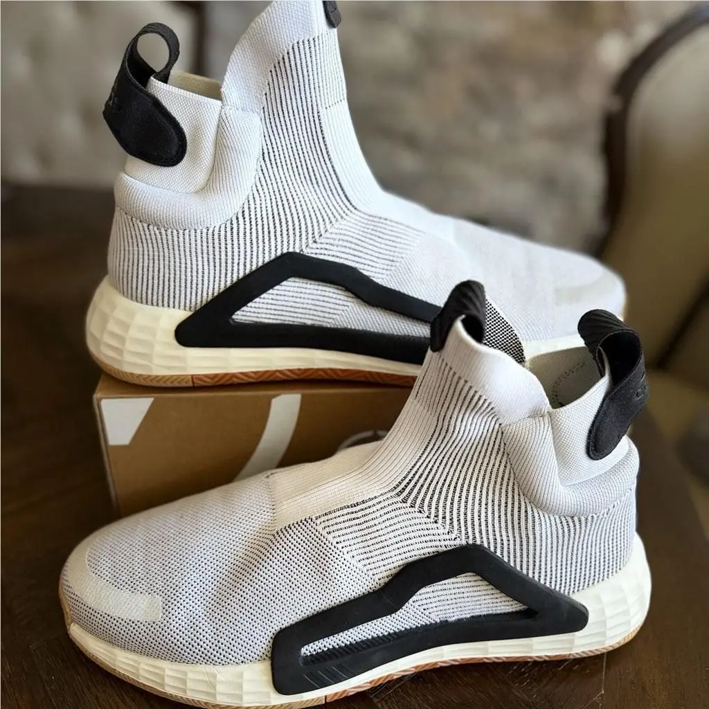 N3XT L3V3L Basketball Shoes `off White Gum` F36272 Size 14 Men by Adidas