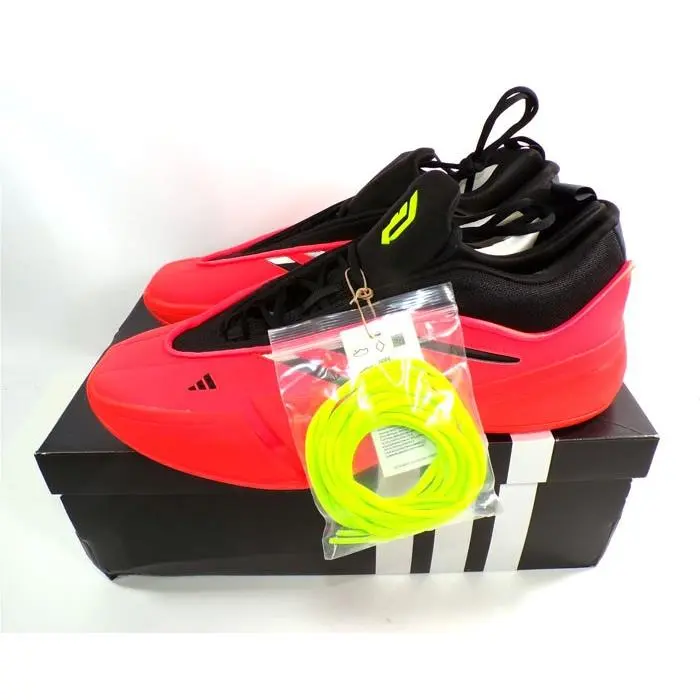 Dame 9 Damian Lillard Brand Red/black Basketball Shoe Men`s 13 by Adidas