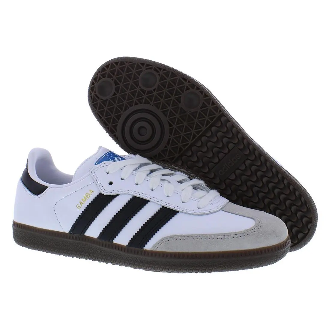 Samba Adv Mens Shoes Size 5 Color: White/black/brown by Adidas