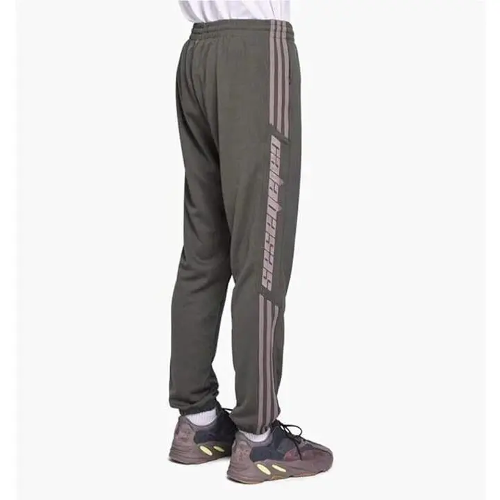 Men`s  Calabasas Yeezy Kanye West Track Pants Core Mink Sz Large EA1900 by Adidas