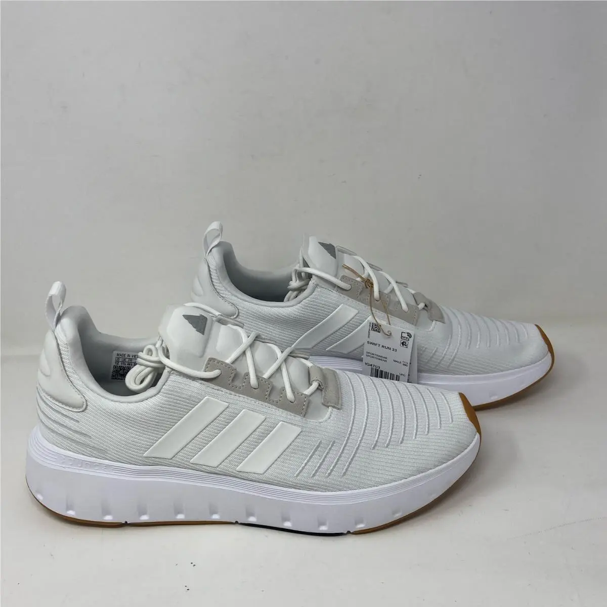 Swift Run 23 Triple White Men’s Size 12 IG4703 by Adidas