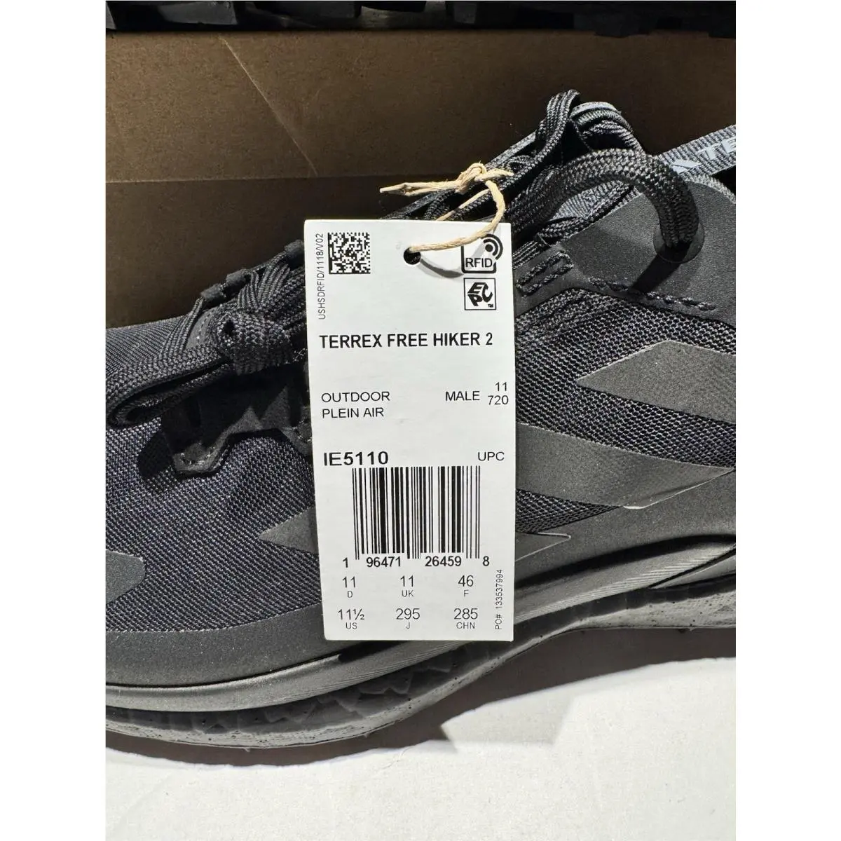 Adidas shoes - adidas TERREX Free Hiker - TERREX Free Hiker - IE5110 - Black 5