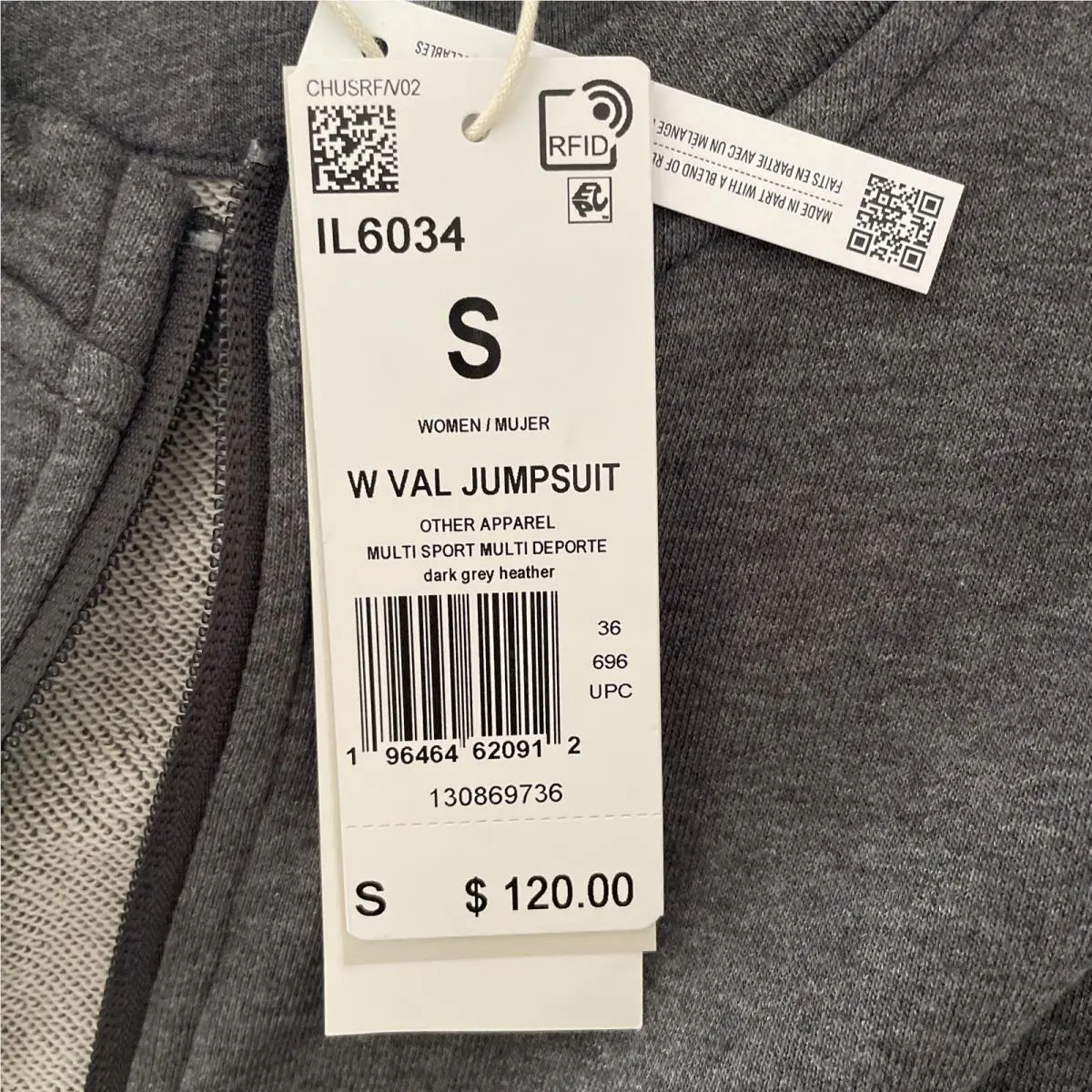 Adidas clothing - IL6034 - IL6034 - Gray (UPC: 0196464620912) 10