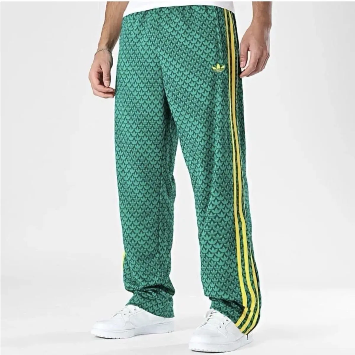 Adidas Originals Firebird Monogram Track Pants Collegiate Green KD0396 Medium M