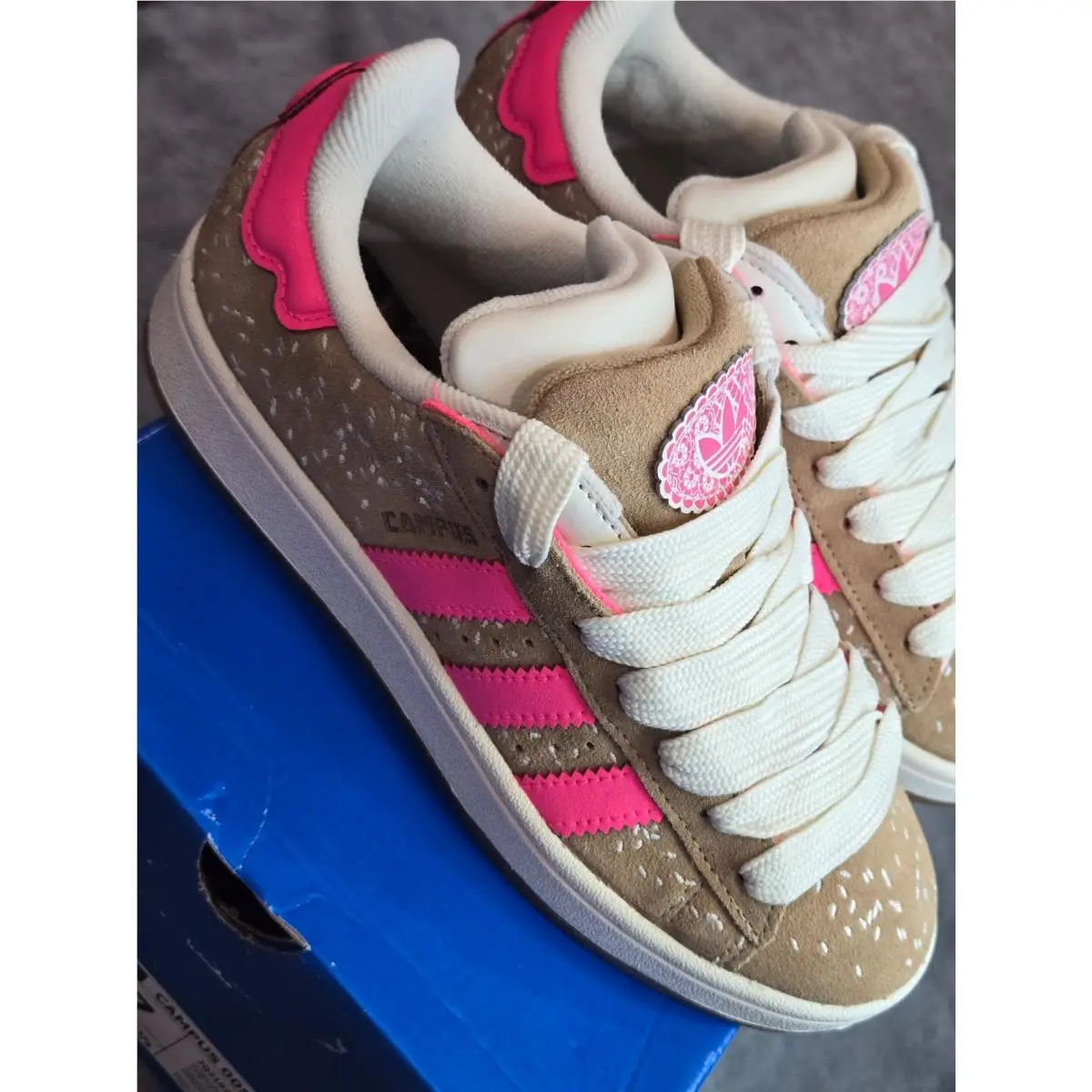 Adidas shoes - adidas Originals Campus 00s Double Pan de Muerto - JQ2103 - Beige 0