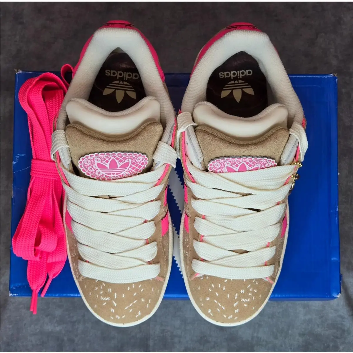 Adidas shoes - adidas Originals Campus 00s Double Pan de Muerto - JQ2103 - Beige 1