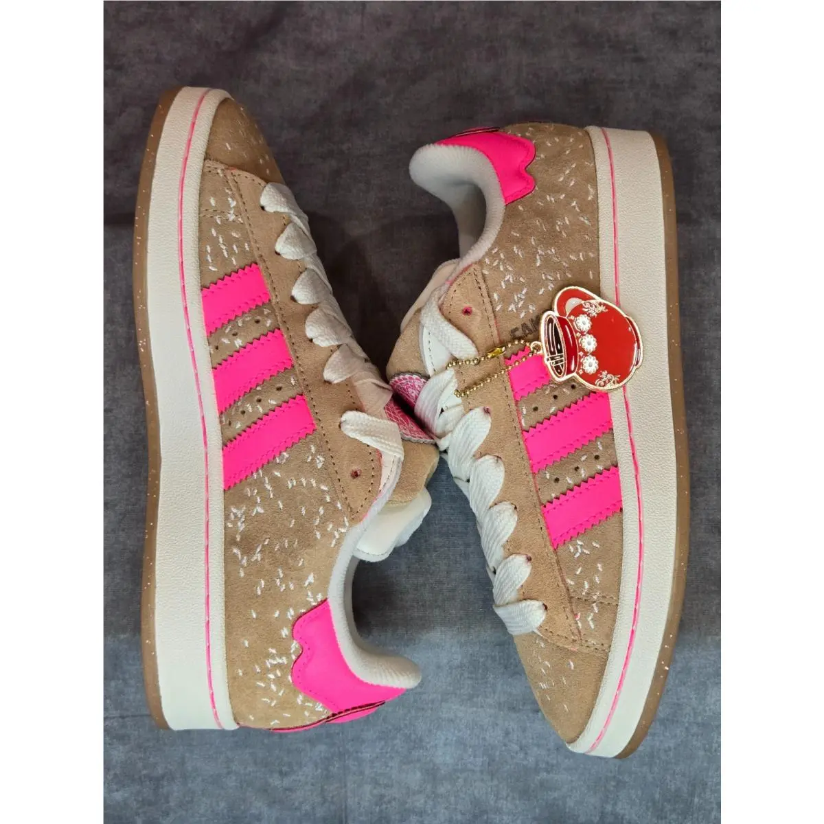 Adidas shoes - adidas Originals Campus 00s Double Pan de Muerto - JQ2103 - Beige 2