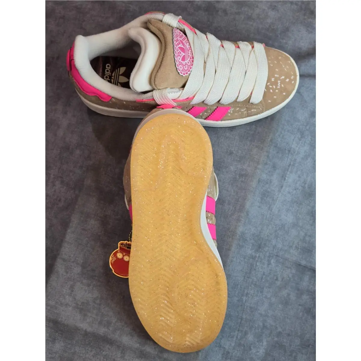 Adidas shoes - adidas Originals Campus 00s Double Pan de Muerto - JQ2103 - Beige 4