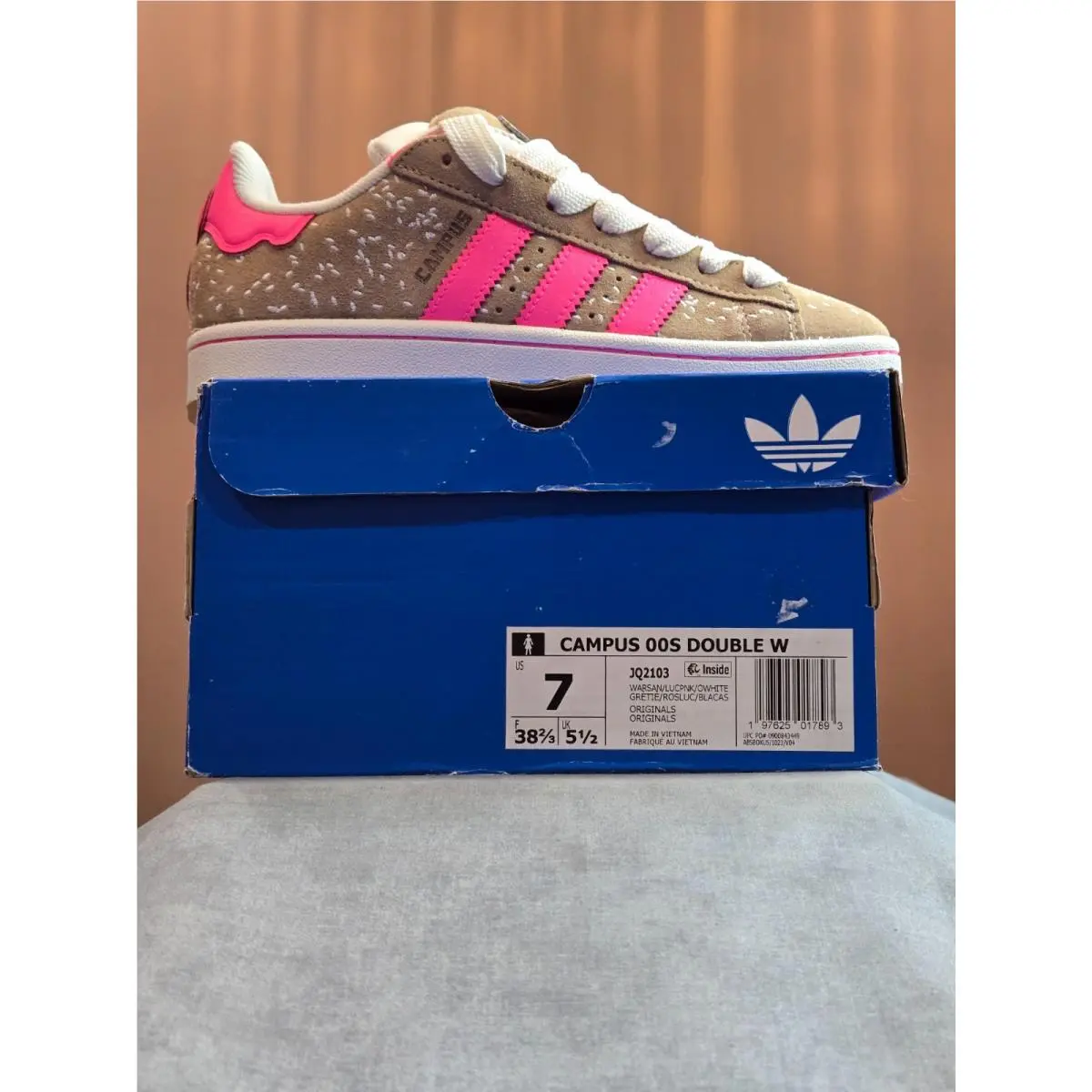 Adidas shoes - adidas Originals Campus 00s Double Pan de Muerto - JQ2103 - Beige 6