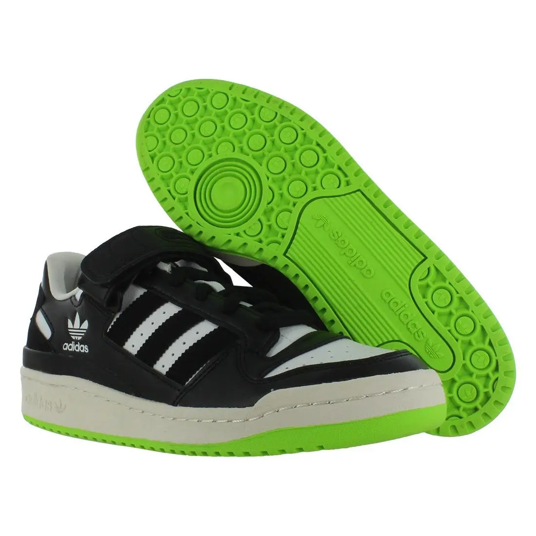 Forum Low Womens Shoes Size 8 Color: Core Black/core Black/off White by Adidas