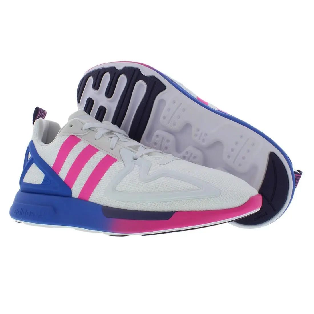 Adidas Originals Zx 2K Flux W Womens Shoes Size 9 Color: White/shock Pink/blue