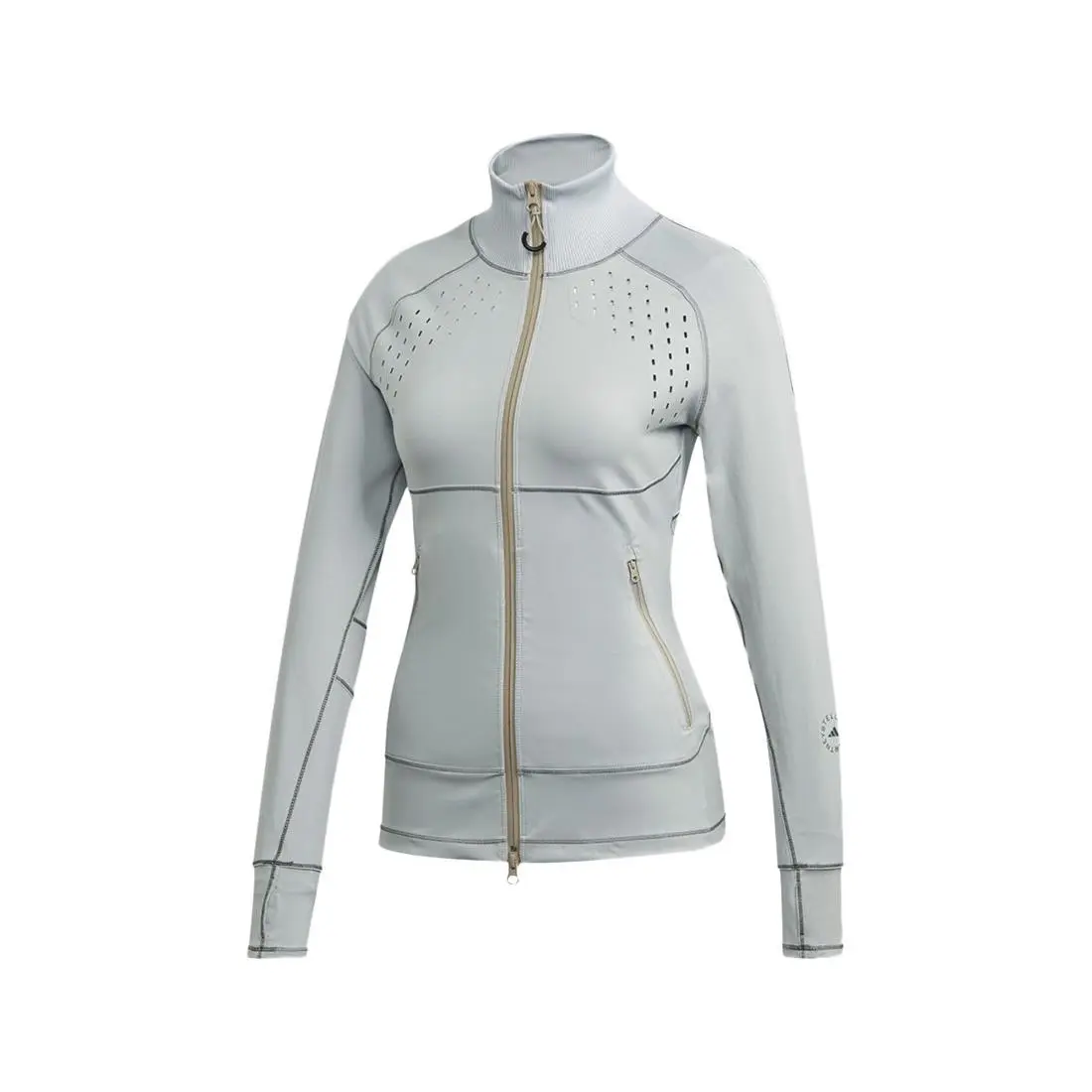 Windbreaker Track Womens Jackets Size S Color: Cement Grey by Adidas