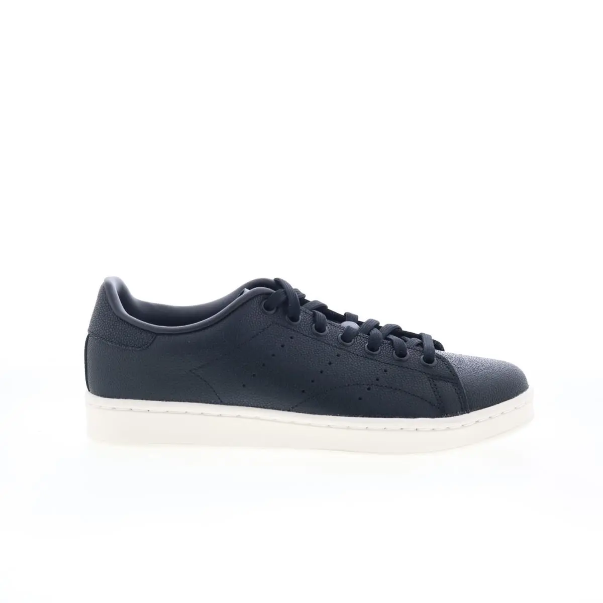 Adidas Stan Smith GX6297 Mens Black Leather Lifestyle Sneakers Shoes 8 - Black