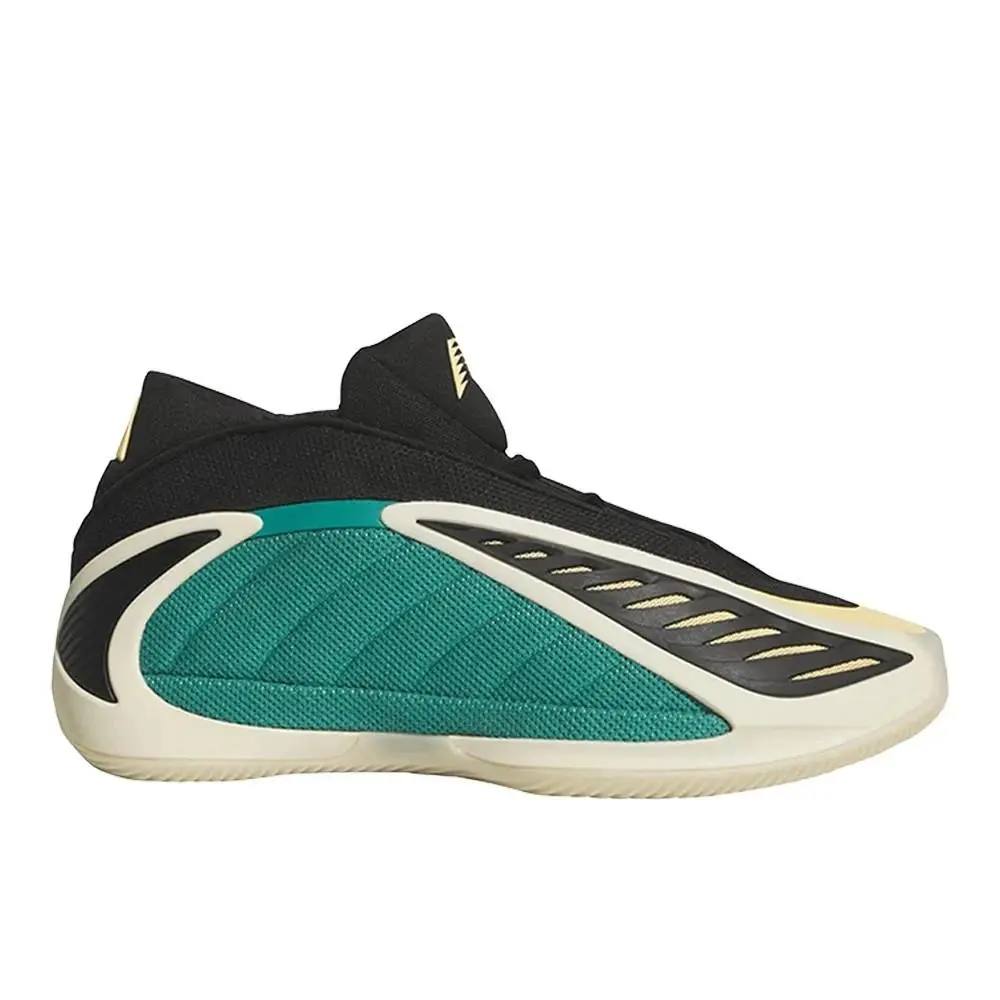 Men`s Size 9 - Adidas Anthony Edwards 2 Basketball Black/green Shoes JQ9495