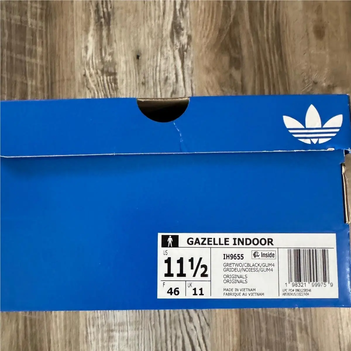 Adidas shoes - Gazelle Indoor IH9655 - Gazelle Indoor - Gray 2