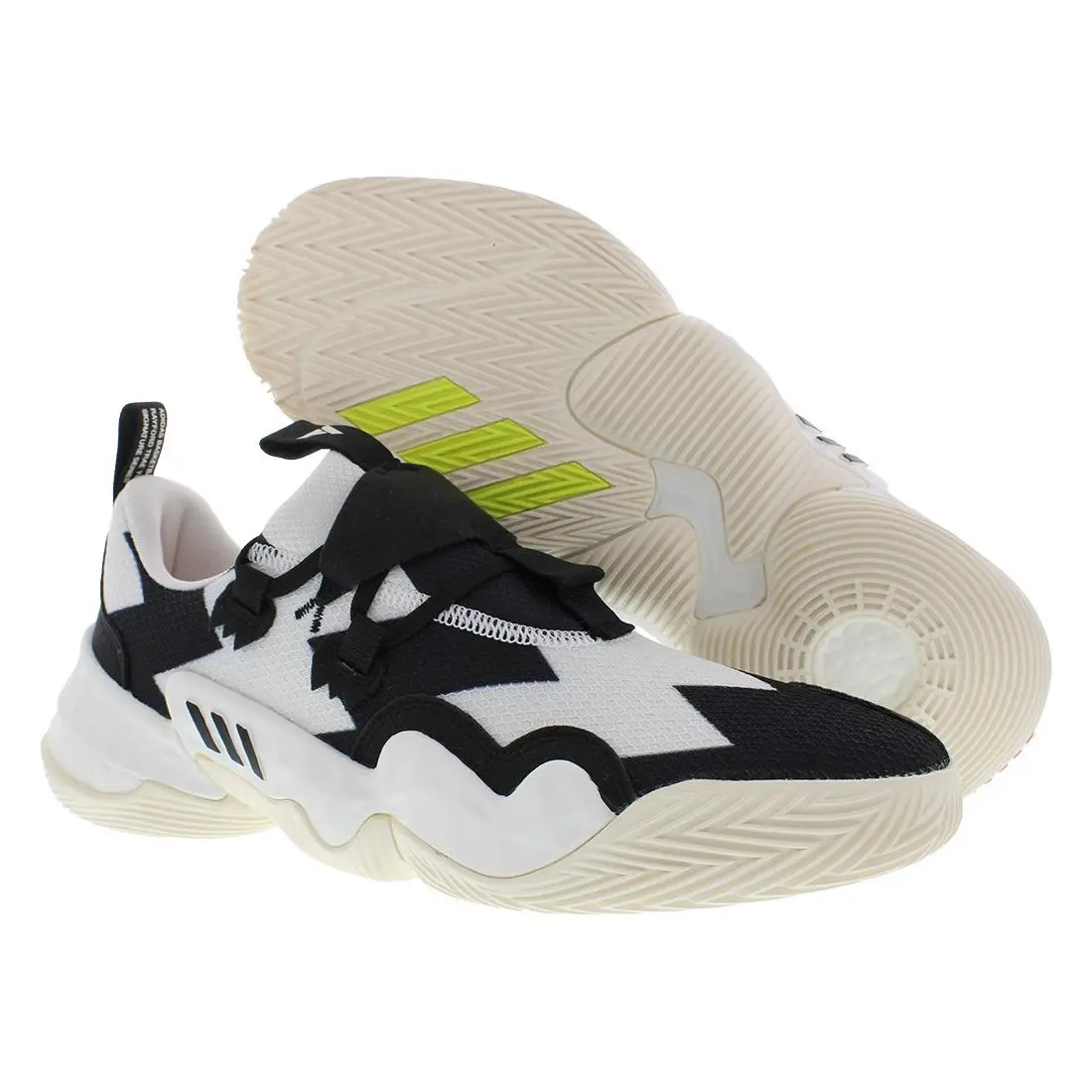 Trae Young 1 Unisex Shoes Size 8.5 Color: Core White/core Black/solid by Adidas
