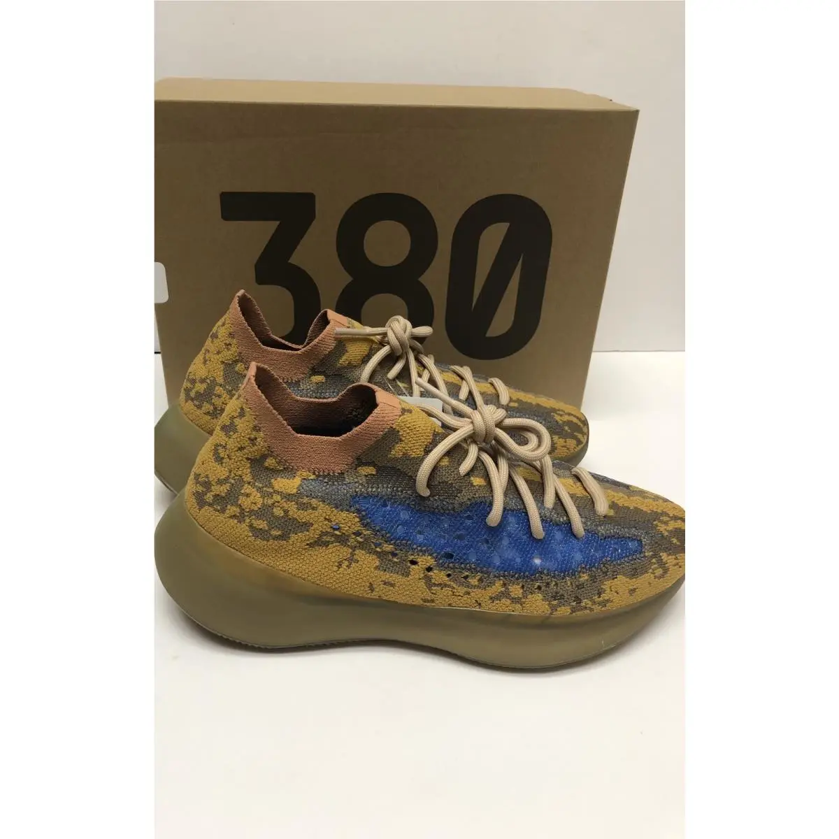 Yeezy Boost 380 Men`s 9.5 Blue Oat 43.5 by Adidas