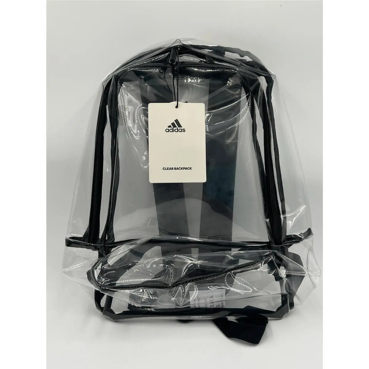 Clear Backpack Clear/black Unisex Training Bookbag by Adidas