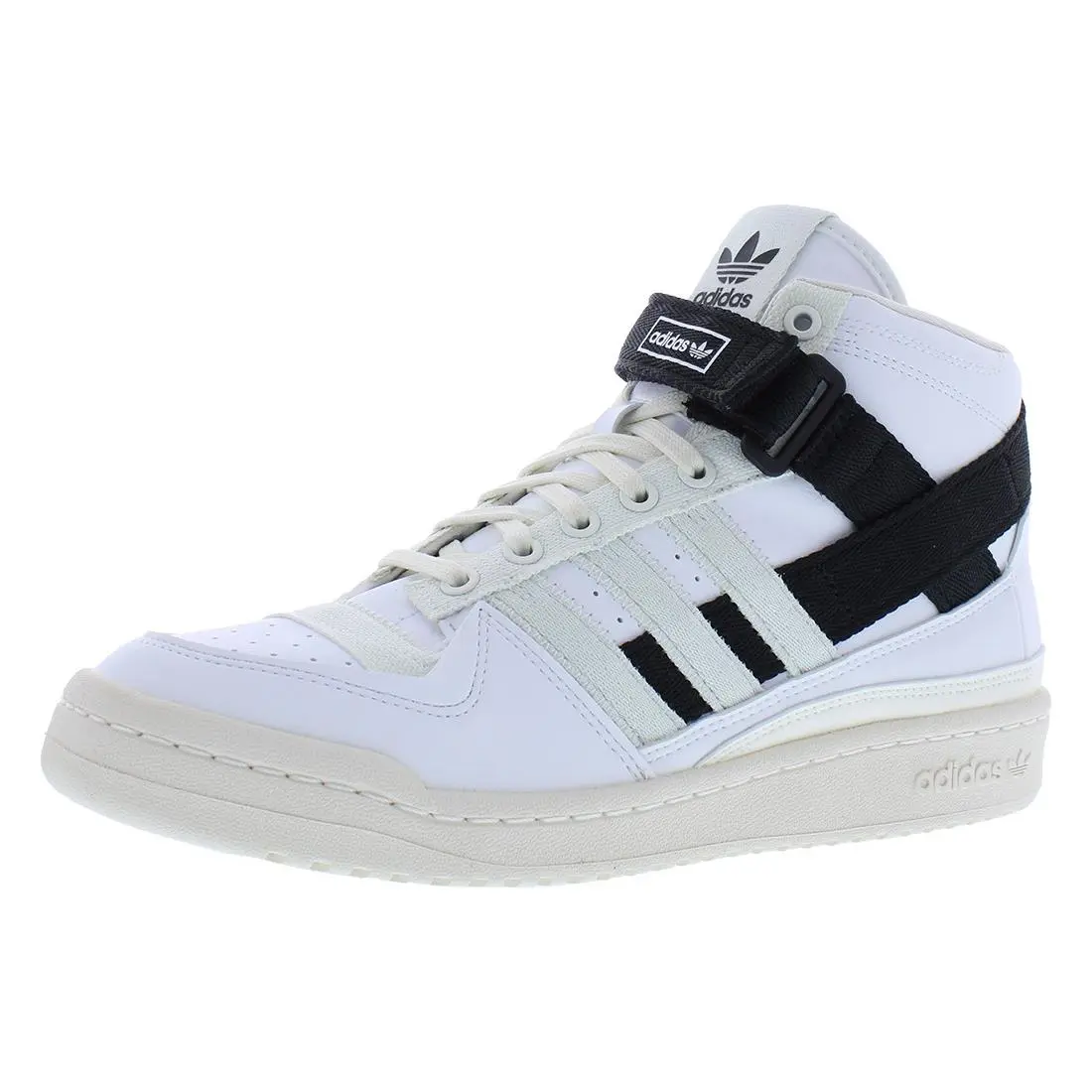 Forum Mid Parley Leather Mens Shoes Size 13 Color: Cloud White/off by Adidas