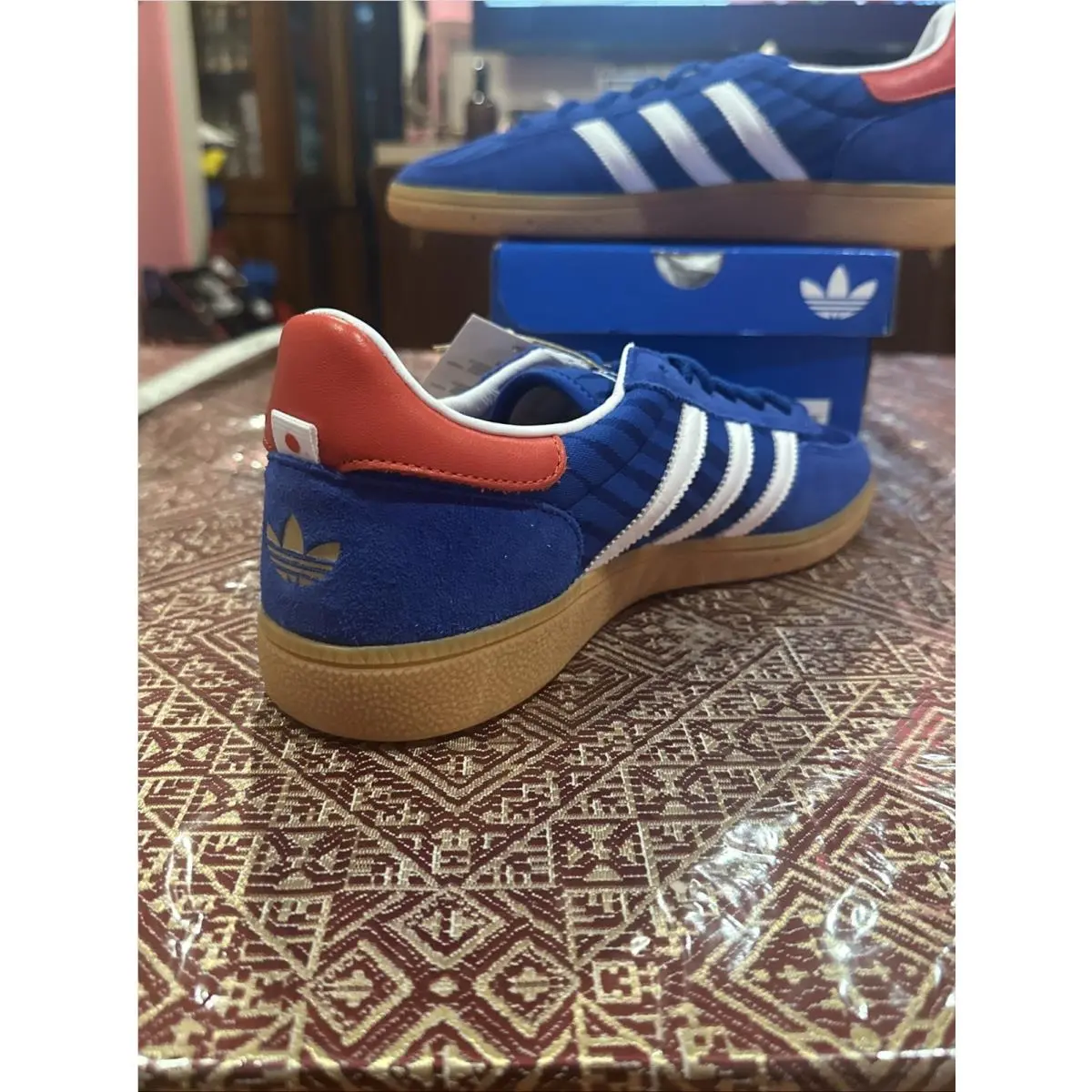 Adidas shoes - Originals Handball Spezial - Originals Handball Spezial - HQ7262 - Blue / Red / White, Manufacturer: Blue / Red / White (UPC: 0198321852122) 10