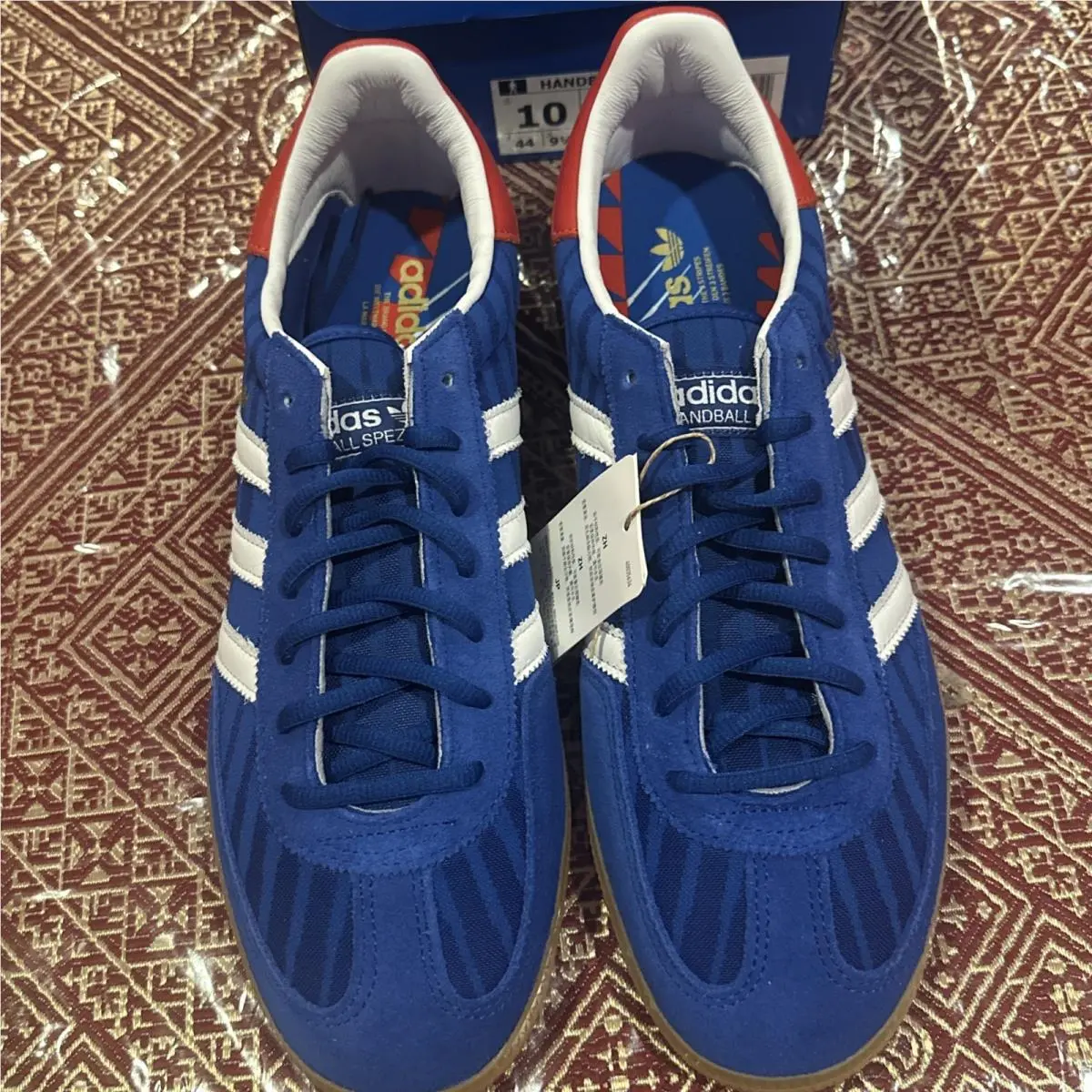 Adidas shoes - Originals Handball Spezial - Originals Handball Spezial - HQ7262 - Blue / Red / White, Manufacturer: Blue / Red / White (UPC: 0198321852122) 14