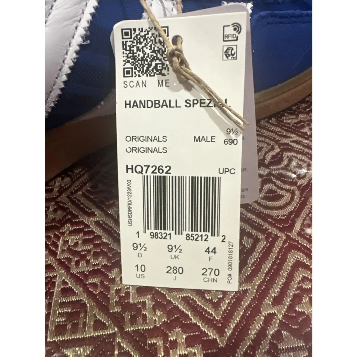 Adidas shoes - Originals Handball Spezial - Originals Handball Spezial - HQ7262 - Blue / Red / White, Manufacturer: Blue / Red / White (UPC: 0198321852122) 19