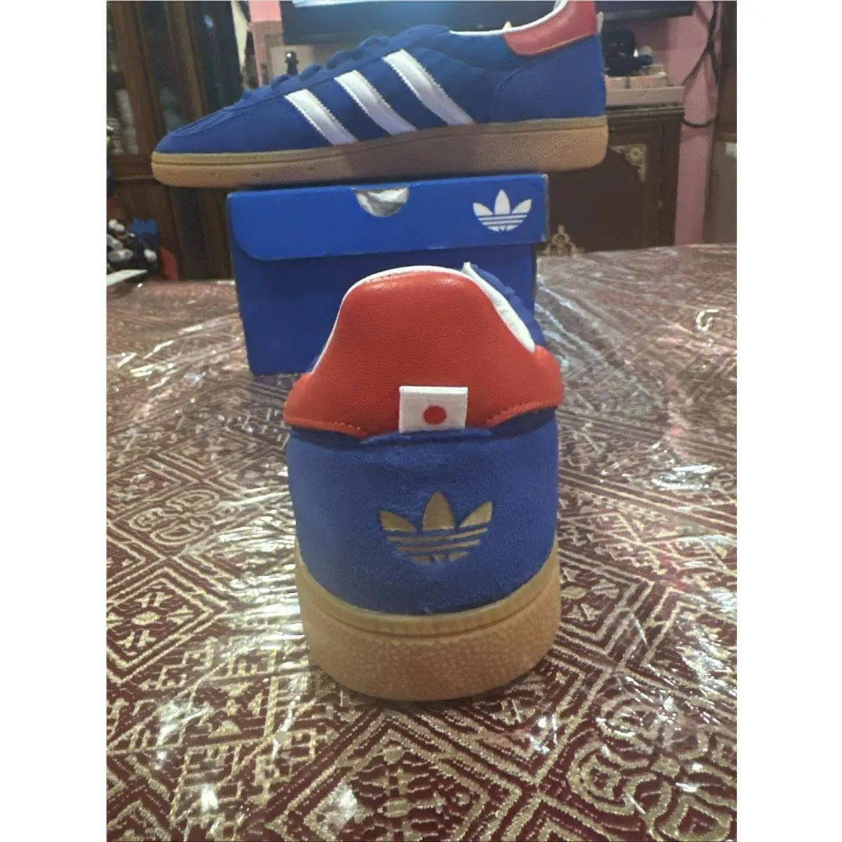 Adidas shoes - Originals Handball Spezial - Originals Handball Spezial - HQ7262 - Blue / Red / White, Manufacturer: Blue / Red / White (UPC: 0198321852122) 7