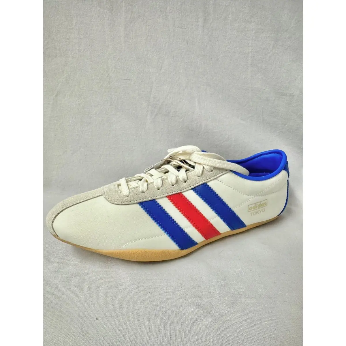 Tokyo Womens Size 9 Cream White Royal Blue Red Gum Sneakers by Adidas