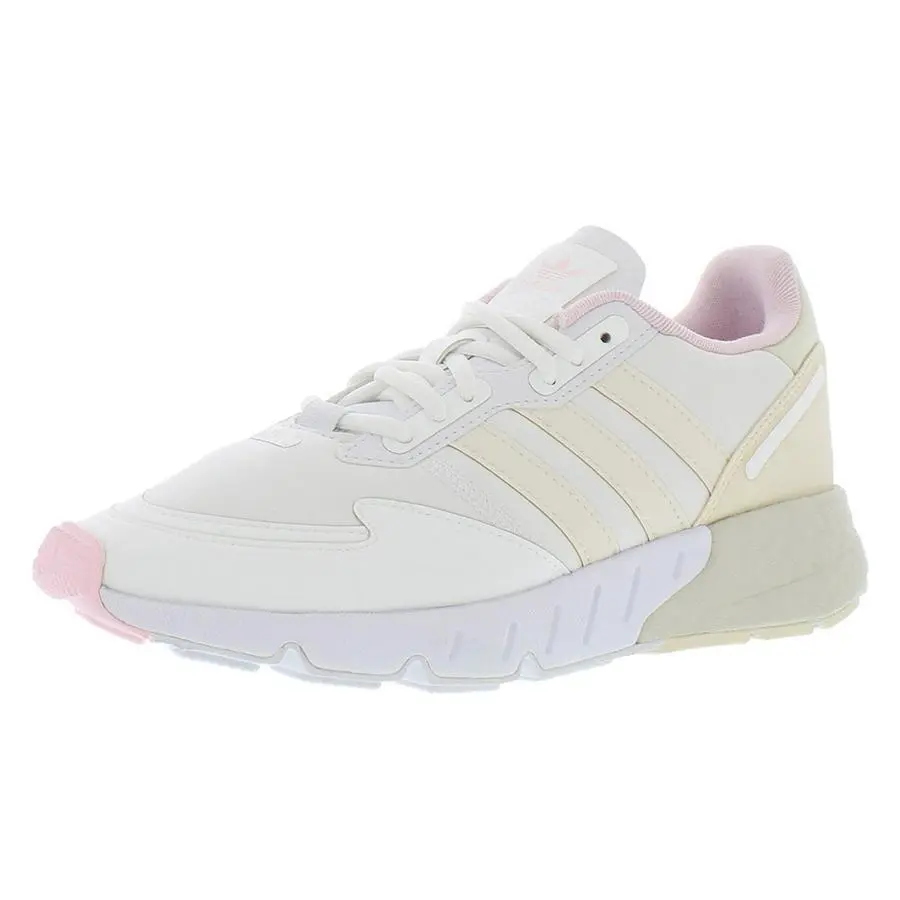 Adidas shoes - Cloud White/Wonder White/Clear Pink, Main: White (UPC: 194820657817) 3
