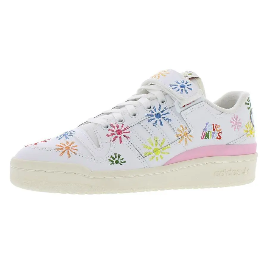 Adidas shoes - Cloud White/True Pink/Off White, Main: White (UPC: 194826192374) 3